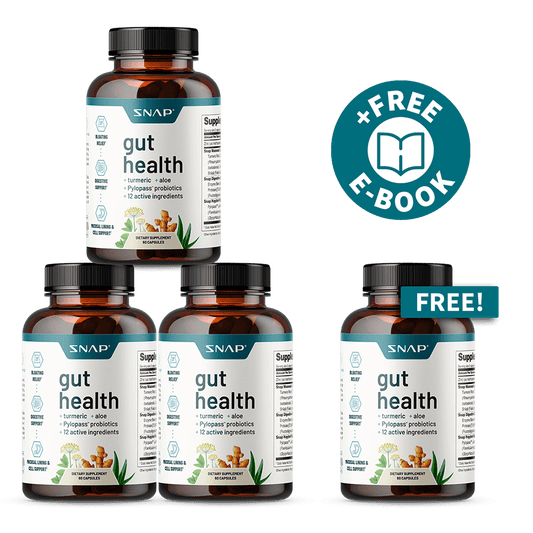 3 Gut Health + 1 Free Container + Free E-Book