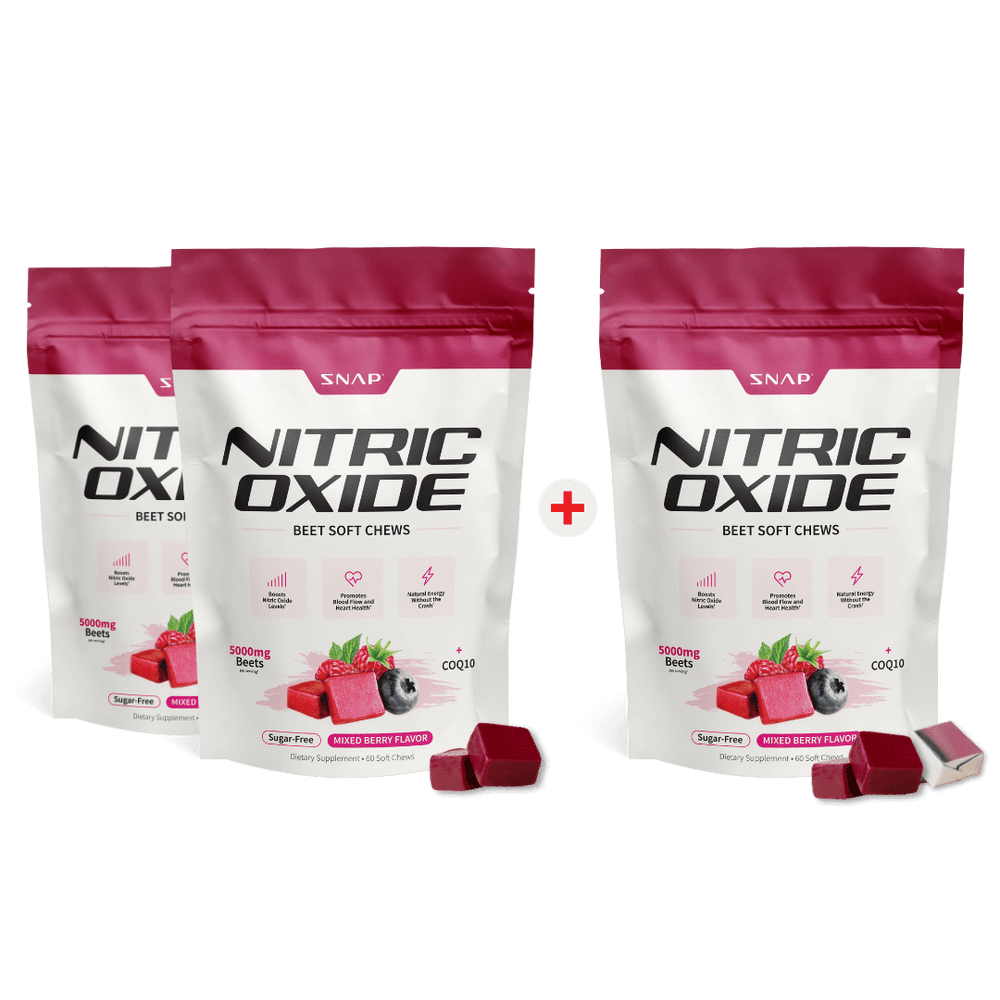 Nitric Oxide Beet Soft Chews - Buy 2, Get 1 Free!