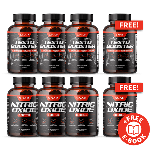 Male Testo and Nitro Stack + Free E-Book