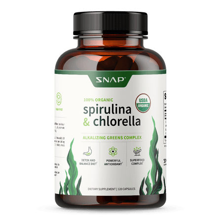 Spirulina + Chlorella - Alkalizing Greens Complex