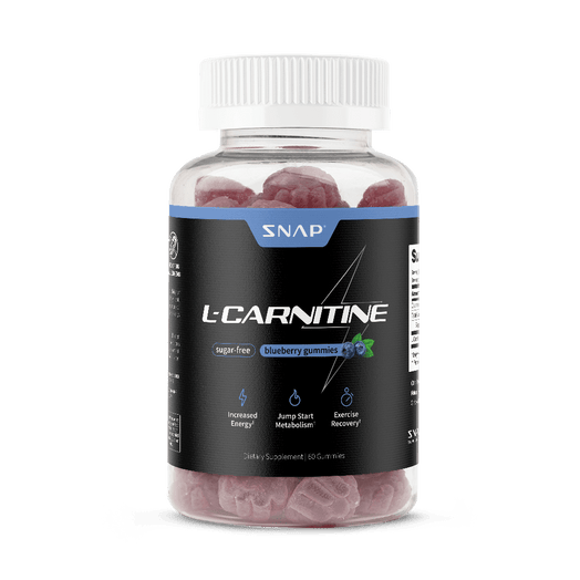 L-Carnitine Sugar-Free Blueberry Gummies Snap Supplements L-Carnitine Sugar-Free Blueberry Gummies Snap Supplements