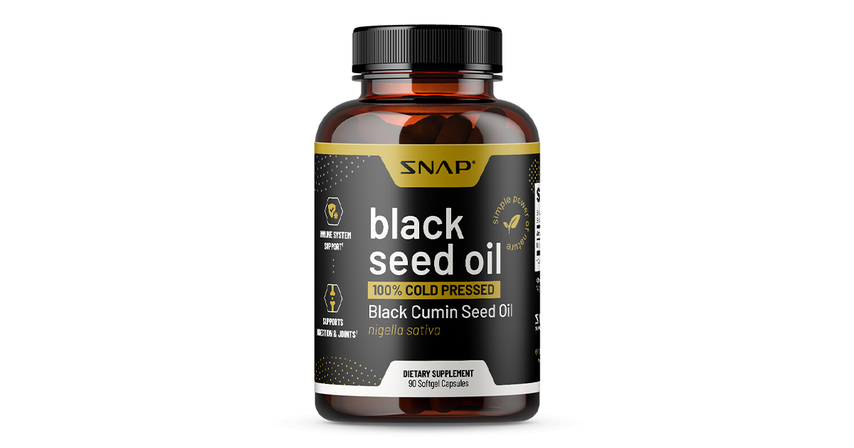 Black Seed Oil Softgels | Snap Supplements