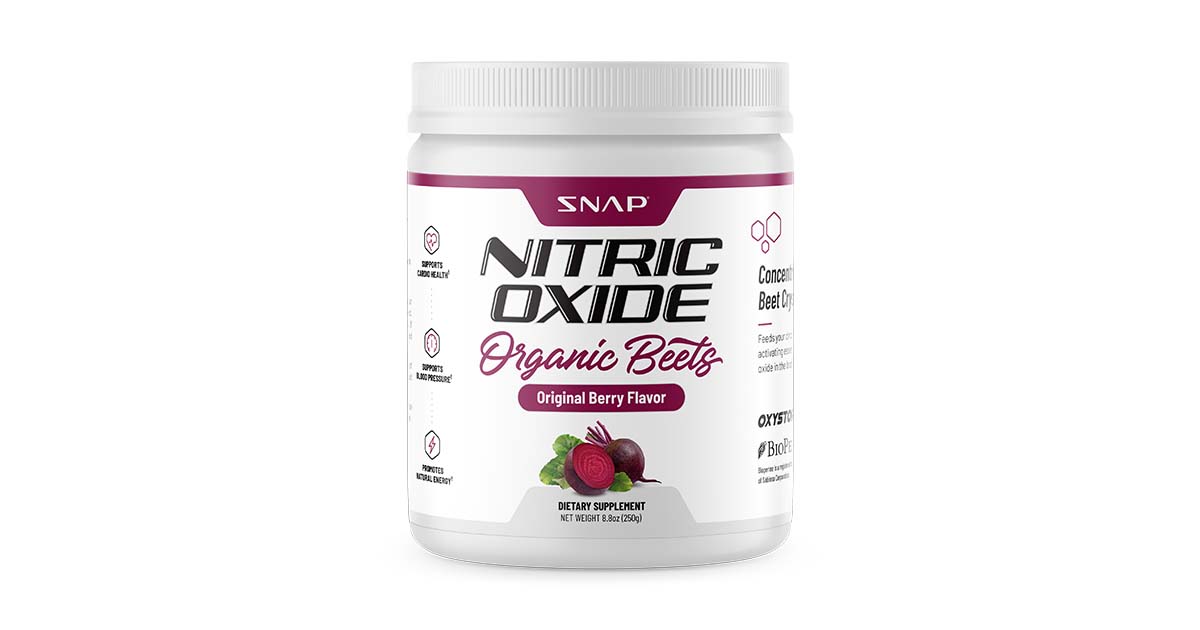 Nitric Oxide Organic Beets | Snap Supplements